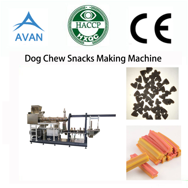 Dog treat chewing gum machine