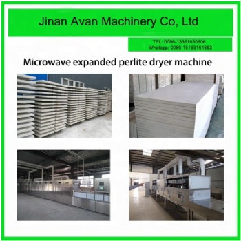 Expanded perlite board microwave dryer machine