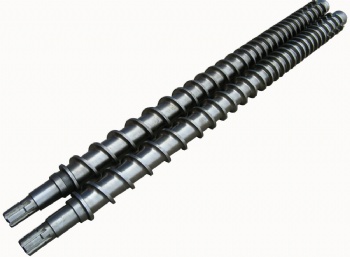 Double screw for extruder machine