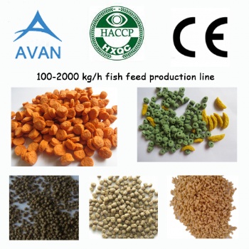  Fish Food Processing Line pellet extruder	