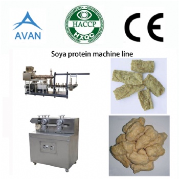 Vegan soy protein chunks machine