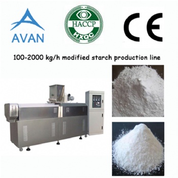 Modified food starch machine