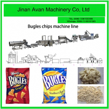  Automatic corn wheat bugles snacks machine	