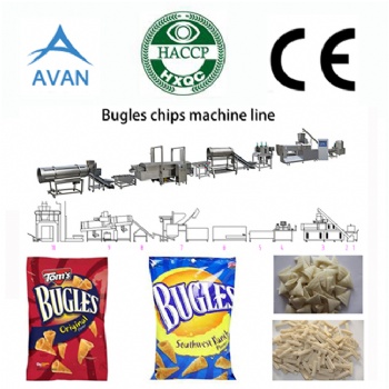  Automatic corn wheat bugles snacks machine	