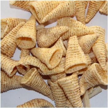  Automatic corn wheat bugles snacks machine	